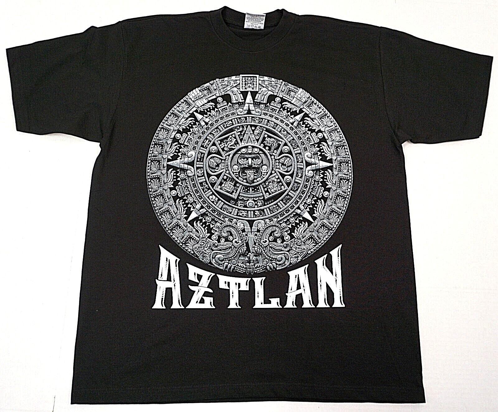 AZTLAN T-shirt Mexico Aztec Urban Streetwear Men s Tee New S