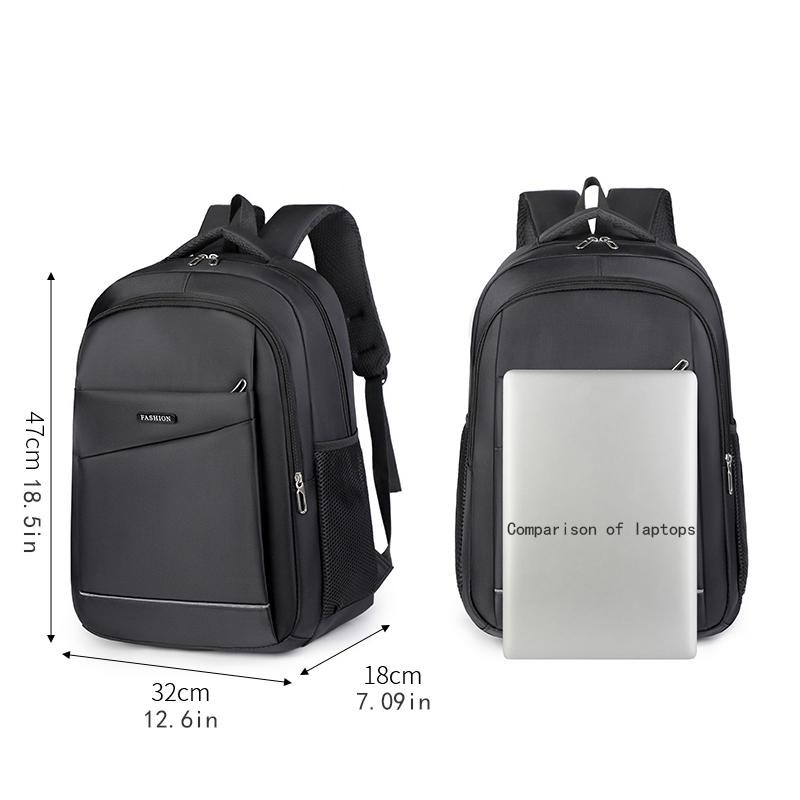 Mochila de Grande Capacidade - Feita de Tecido Resistente, Com Fechamento em Zíper, Adequada Para Bolsas Profissionais para Laptop, Mochilas de Viagem,