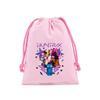 KPop Demon Hunters Storage Drawstring Bag Music Java Boys Cookies Candy Package Kids Gift Bags Print Cotton Key Pouch