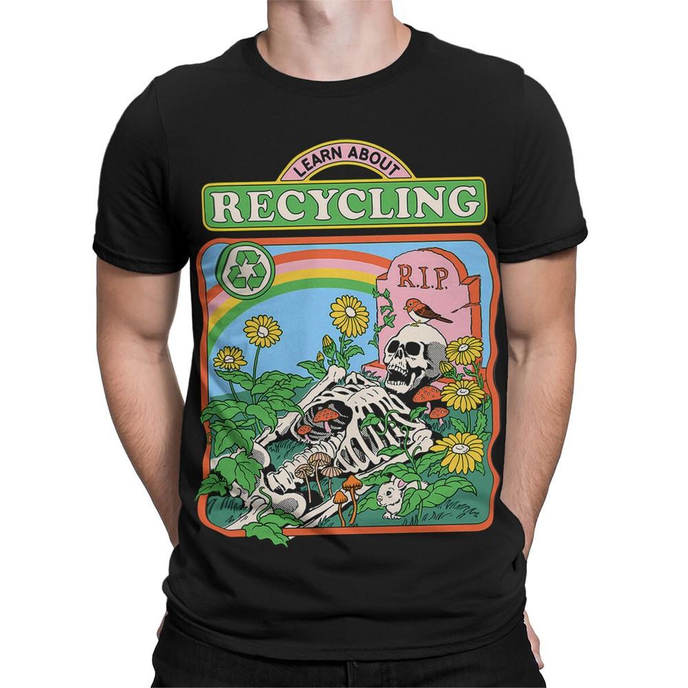 

Learn About Recycling 80s Environmental Awareness T-Shirt #SR#T433 2XL