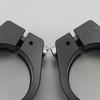 Daytona Machined Separate Handlebar Clamps and Right Fork Diameter Black 69451 (Left Set) 41mm