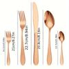 20pcs/set Stainless Steel Western Cutlery Set, With Snakeskin Handle, For Home Restaurant Hotel Party Wedding, Flatware Set