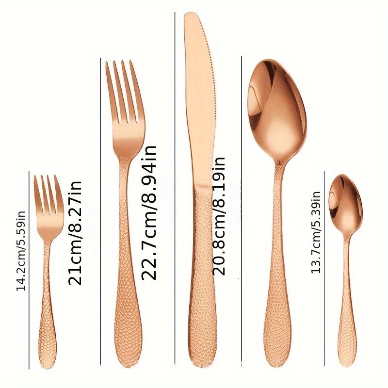 20pcs/set Stainless Steel Western Cutlery Set, With Snakeskin Handle, For Home Restaurant Hotel Party Wedding, Flatware Set