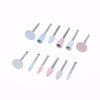 12 Pcs/Box Silicone Polishing Kit, Ra 2.35Mm For Polishing Resin Porcelain Composites With Low-Speed Handpiece Laboratory Tool