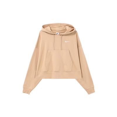 Avslappet Hettegenser i Bomull Dame genser Lys Oransje DM6418-200