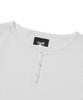 Seuweideu Ribbed Henley Neck [White]