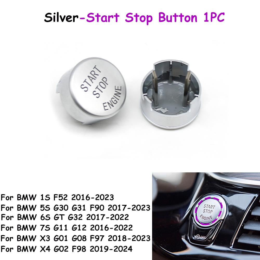F52 G30 G31 G01 G08 G02 F98 G32 G11 G12 Engine Ignition Start Stop OFF Switch Button Cover Trim For BMW 1 5 6 7 X3 X4 Series