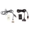 1Set 4800Mah Rechargeable Battery Pack Black/White For Xbox 360 Wireless Game Controller Gamepads With Usb Charging Cable