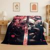 Power Sword Weapon Shield Flannel Blanket Soft Throw Blanket for Bedroom Living Room Bed Travel Camping Picnic Nap Cover Gift