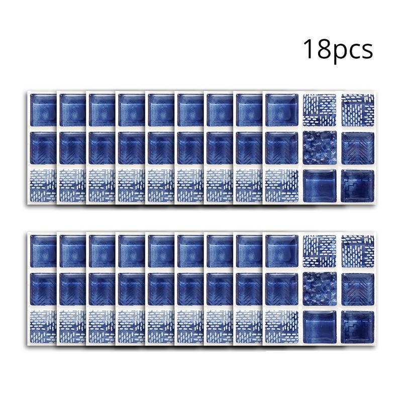 Yoillione 3d Mosaic Tile Stickers Bathroom Wall Tiles Stone Effect