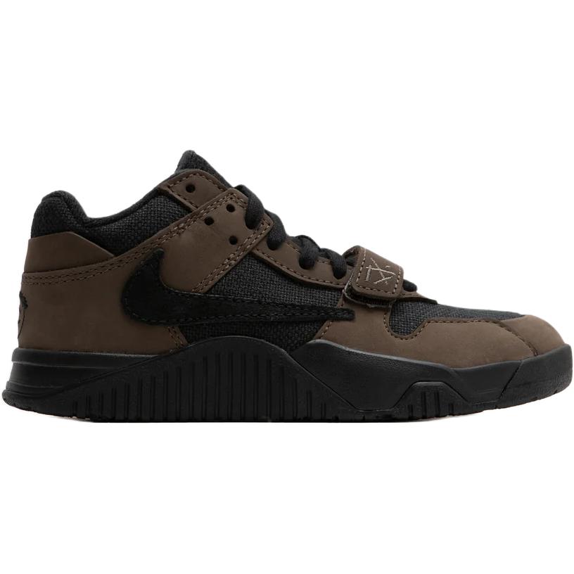 Travis Scott X Air Jordan Jordan Jumpman Jack TR PS Dark Mocha Kids Sneakers Brown Black Sail FJ2851-204