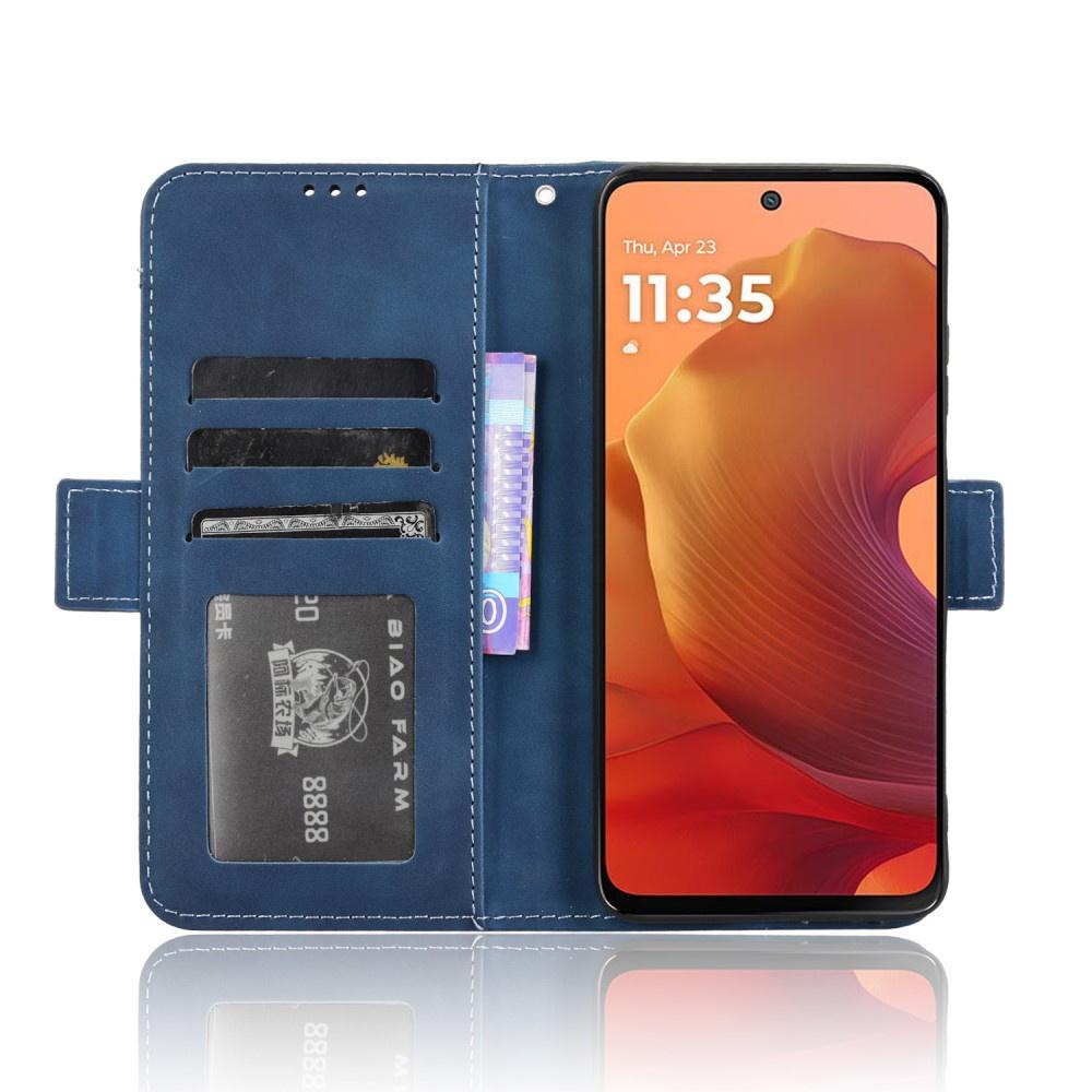Flip Case for Motorola Moto G17 / G17 Power / G15 / G15 Power, Card Slot, Navy Blue
