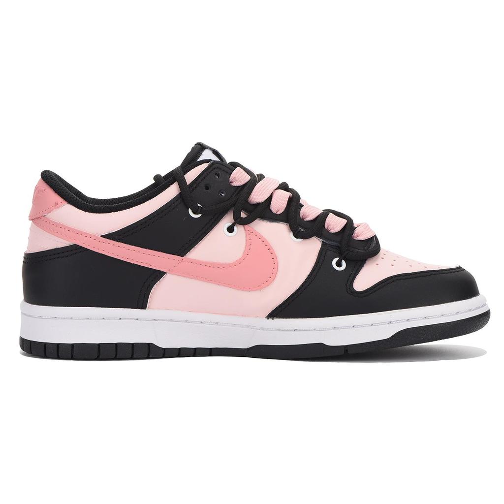 Nike Dunk Low top Skateboard Shoes GS Black Pink CW1590-100(Team59-)