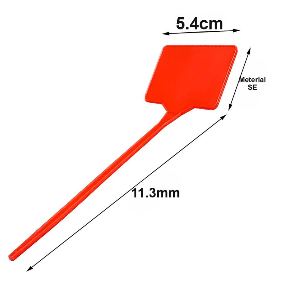 10 Stück Blumentopf Kunststoff Sukkulente Gartenmarkierer Pflanzenetikett Anhängeetikett