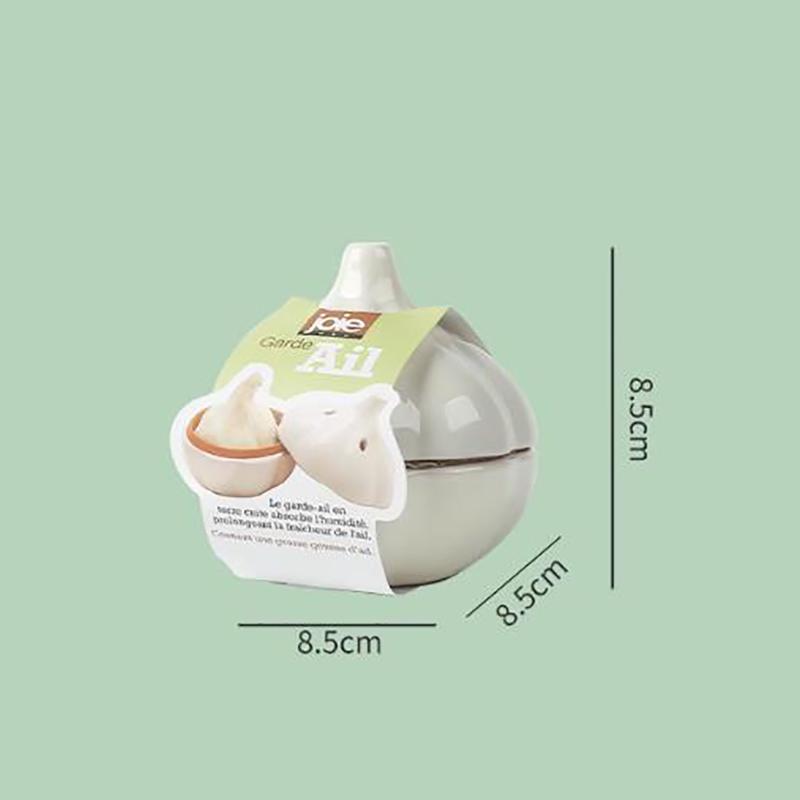 Europeisk Keramisk Vitlökförvaringsburk Hushållsgodisburk Kök Krydda Chili Vitlök Förvaringslåda Utsökt Kök Behållare