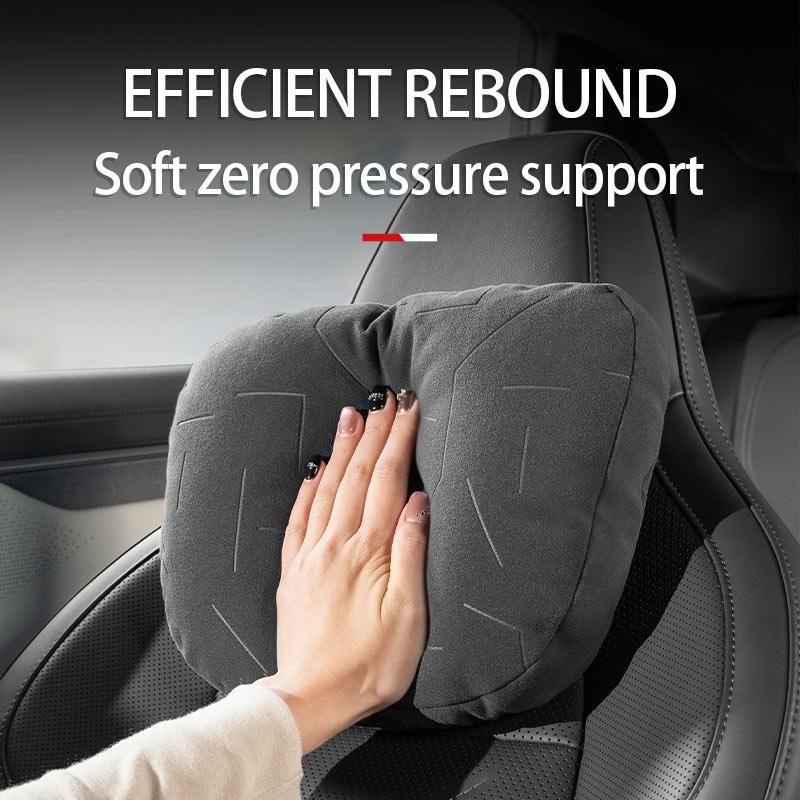 For ZEEKR 001 2025 2024 Suede neck pillow Headrest and waist support Comfortable waist car seats interior accessories