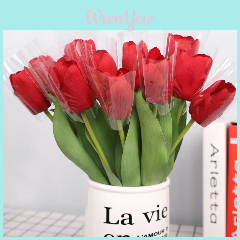 Tulipa Gesneriana Artificial Flower Home Decor Wedding Bouquets For Photography And Events