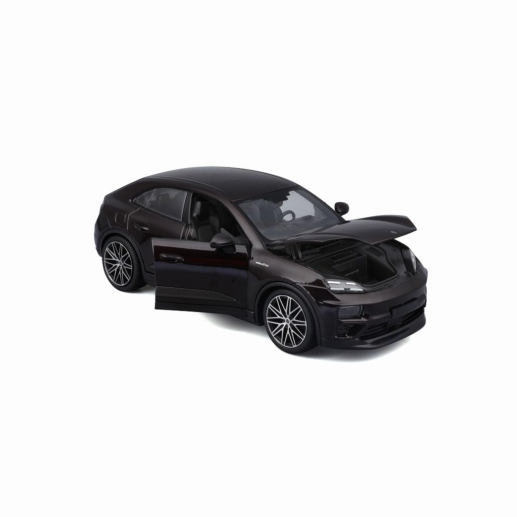 Kyosho BURAGO Porsche Macan 4 Electric 2024 Dark Brown Finished Model BUR21114DBR 1/24