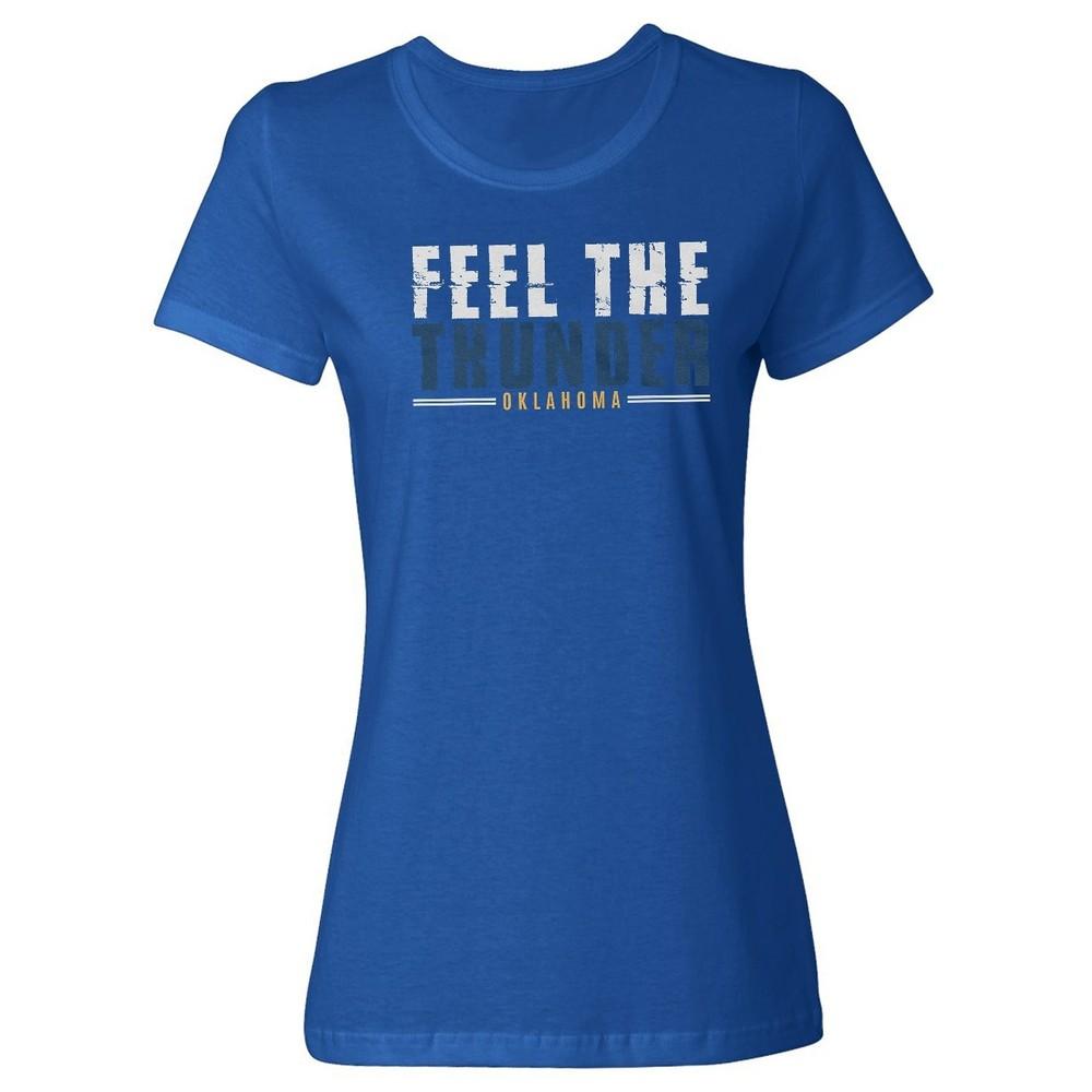 Feel The Rumble Oklahoma Fans - Basketball Champions Ladies  Crewneck T-Shirt Unisex T-Shirt XL