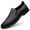 Men High Quality Leather Loafers Men Slip on Casual Shoes Moccasins Men's Flats Fashion Men Shoes Male Driving Shoes Size 36-46