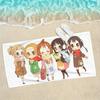 Anime Girl K-ON Beach Towel For Beaches Yoga Studios Gyms Hot Springs Swimming Pools And Picnics