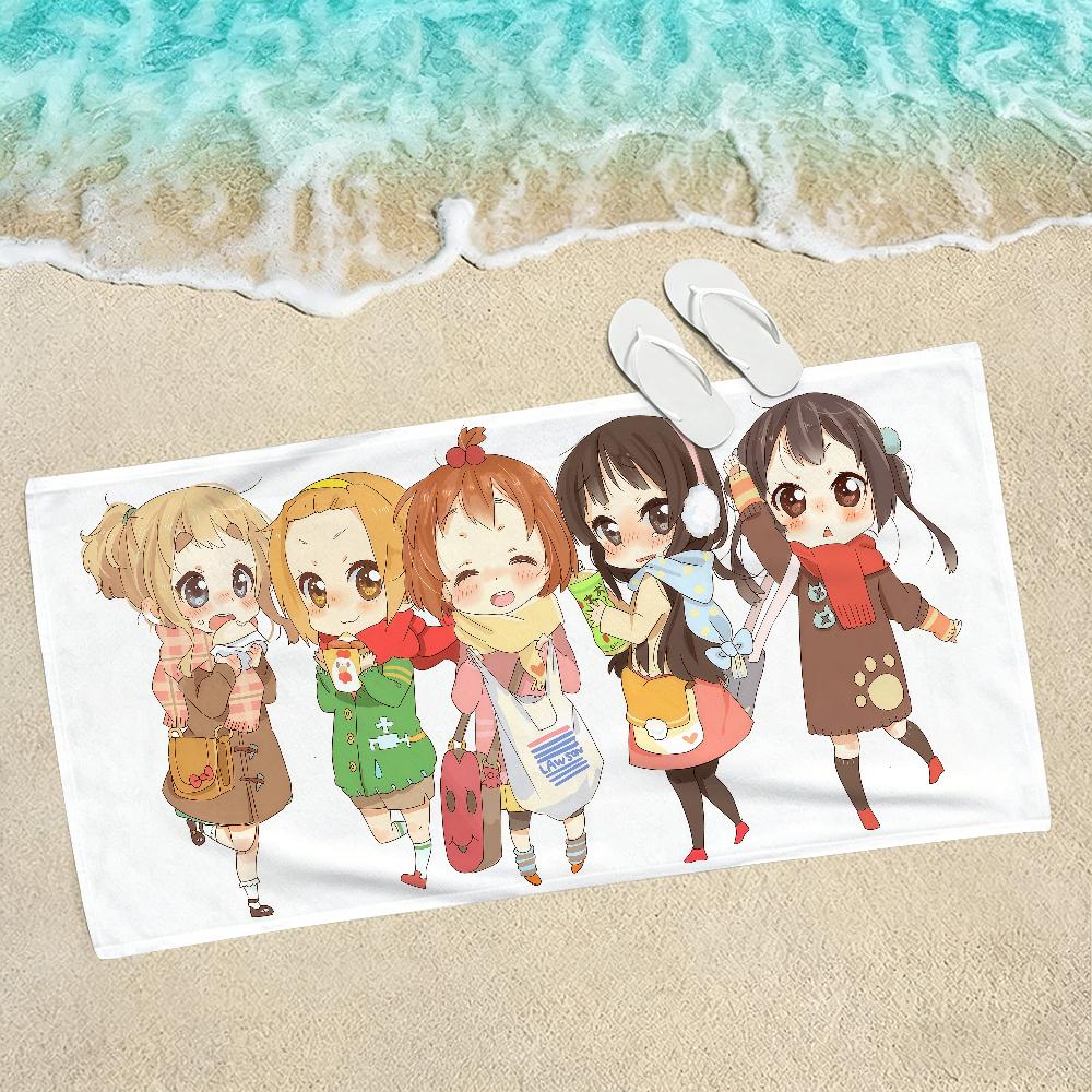 Anime Girl K-ON Beach Towel For Beaches Yoga Studios Gyms Hot Springs Swimming Pools And Picnics