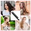 2 Pcs 3 Row Styling Comb, Curling Hair Styling Brush Rat Tail Comb Used for Combing, Separating and Shaping Curls (Black)