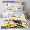 Minions Themed Printed Bedding 3PCS Cute Cartoon Suit For Children Boys Teens Bedroom Home Decoration