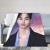 Song Kang Korejský Pop Deku Pikniková Flanelové Ložní Přikrývky Na Pohovku Židli Teplý Design Kvalitní Přehoz Dárek