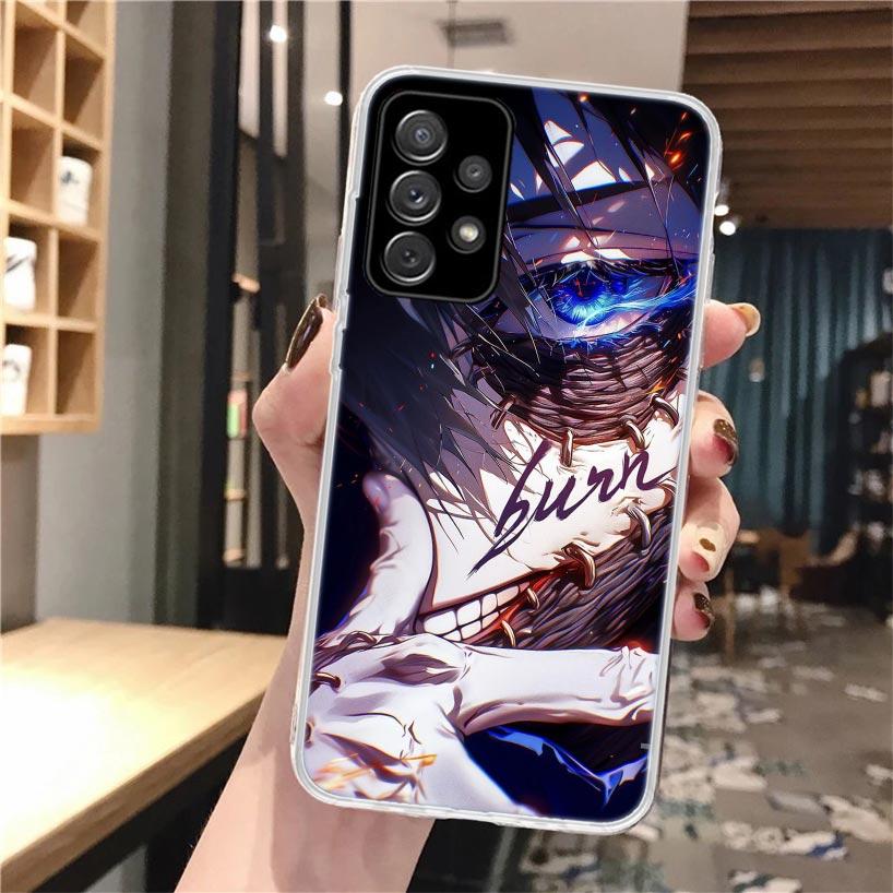 Dabi MHA My Hero A-Academy Soft Phone Case For Samsung Galaxy A52 A42 A32 A12 A22 A51 A50S A30S A20S A10S A71 A41 A31 A21S A40 A