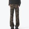 Updated American High Street Light Camouflage Jeans Mens Handsome Work Pants