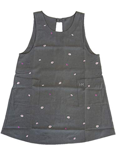 Hanae Mori, a department store-sold brand apron by HANAE MORI. This wrinkle-resistant polyester kitchen apron features a daisy flower embroidery and i