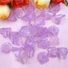 Hanmade Morning Glory Loose Beads Necklace 200PCS Jewelry Making Bracelets DIY Jewelry Accessories 9Colors 14.3*10mm Acrylic Earrings