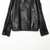 European and American style, new women's clothing, fashion, temperament lapel leather jacket short jacket 8611AFG107