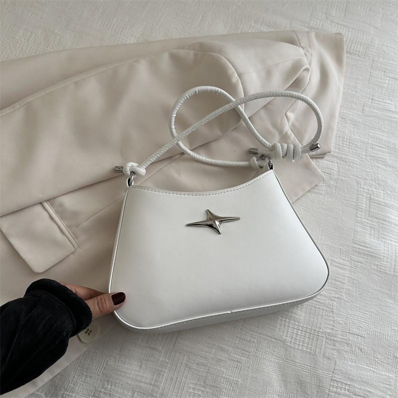 Popular Casual Shoulder Bag Stylish Small Bag Street Trend Spring 2024 Personalized Square Bag