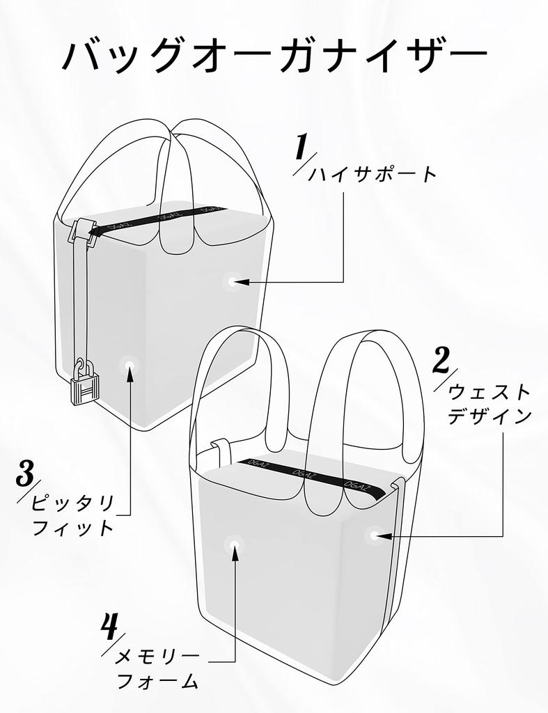 DGAZ Picotin Bag Pillow, Bag Shaper, Prevents Shape Change, Compatible with Picotin 18/22 Bags (White, PC18)