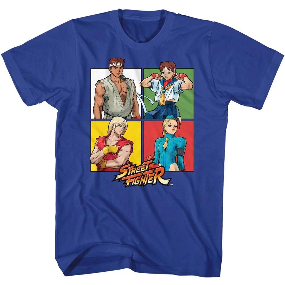 Street Fighter - Four Squares - Short Sleeve -  - Children s T-shirt 110