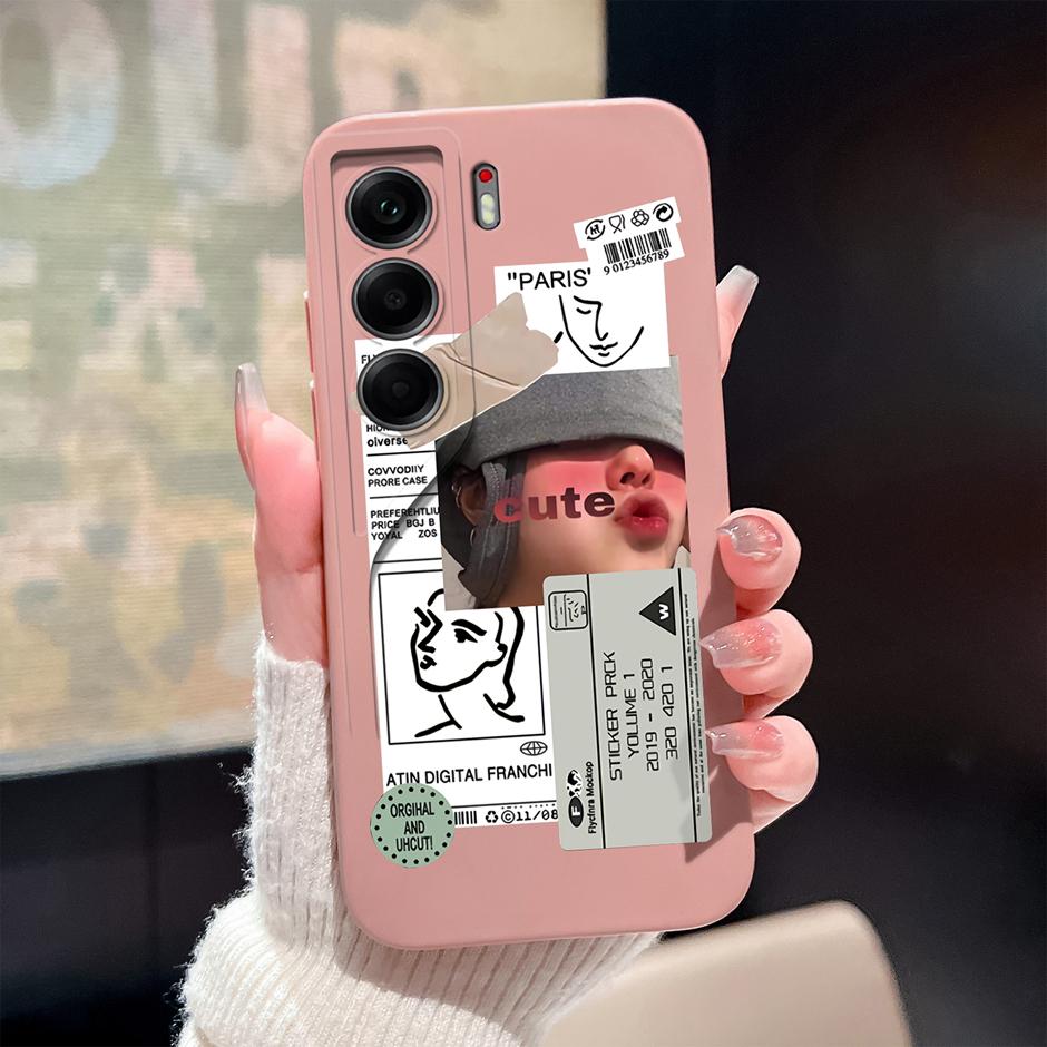 For Tecno Camon 40 Pro 4G 5G Case Cute Sweet Girls Cat Soft Silicone Protective Back Cover For TecnoCamon40 40Pro Fundas Bumper