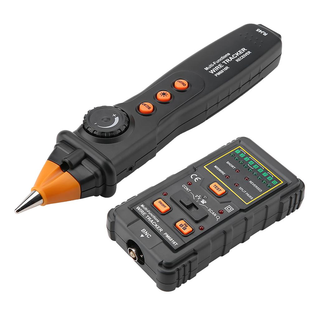 PEAKMETER PM6816 Multifunctional Network Cable Wire Tracker Line Finder RJ45 RJ11
