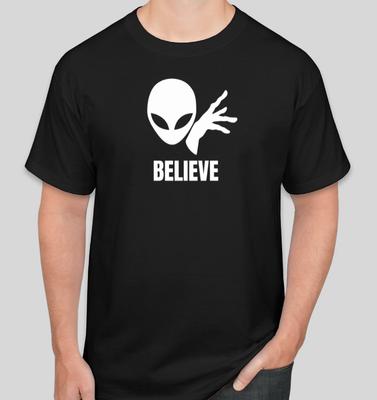 Believe Alien Graphic T-shirt