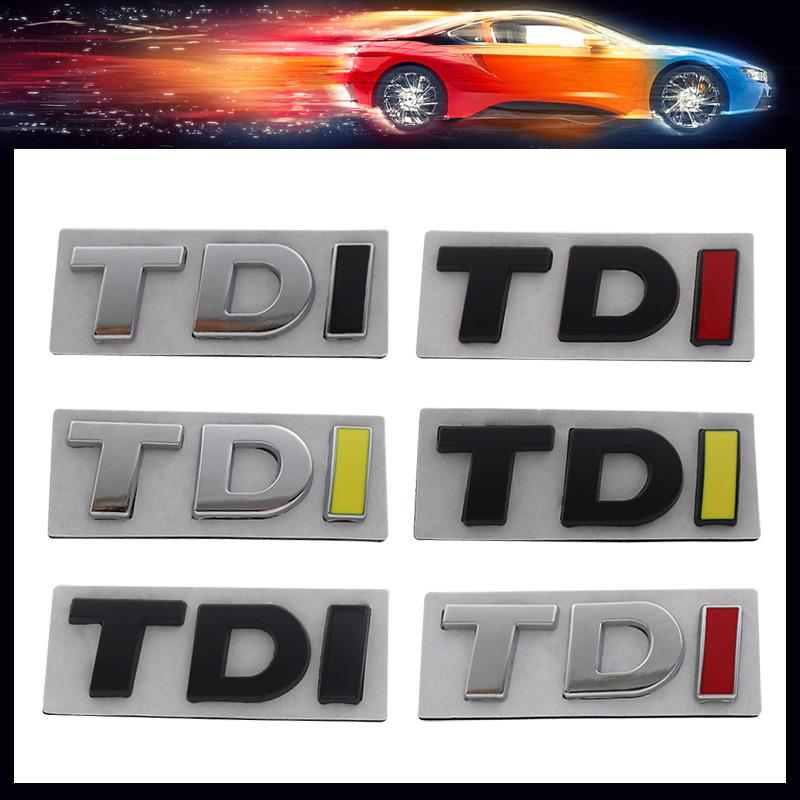 3D Premium Turbo Direct Injection TDI for car Hood Fender trunk Rear Bonnet Nameplate Decal Emblem Badge Sticker
