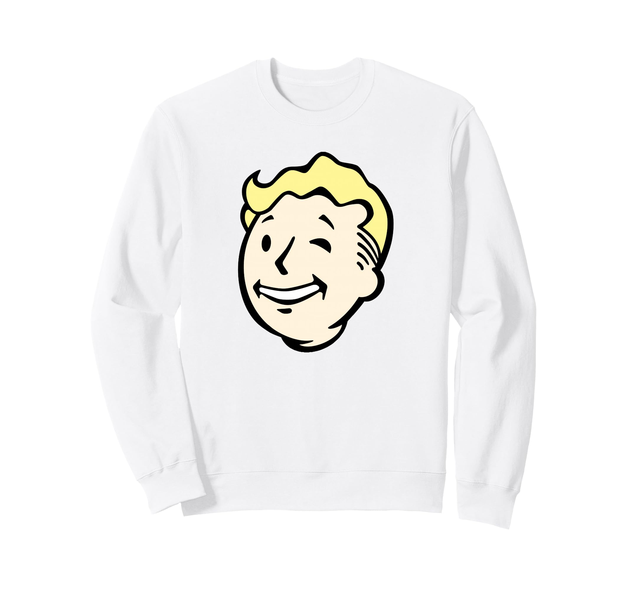 Свитшот Fallout Видеоигра Лицевая и задняя сторона Волт-бой Конец света