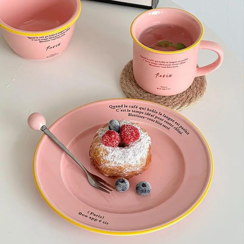 

Ретро Французький Лист Плоска Тарілка Кафе Комерційна Тарілка Керамічний Посуд Стейк Інвентар Тарілка-Серце Красиві Прикраси Блюдо