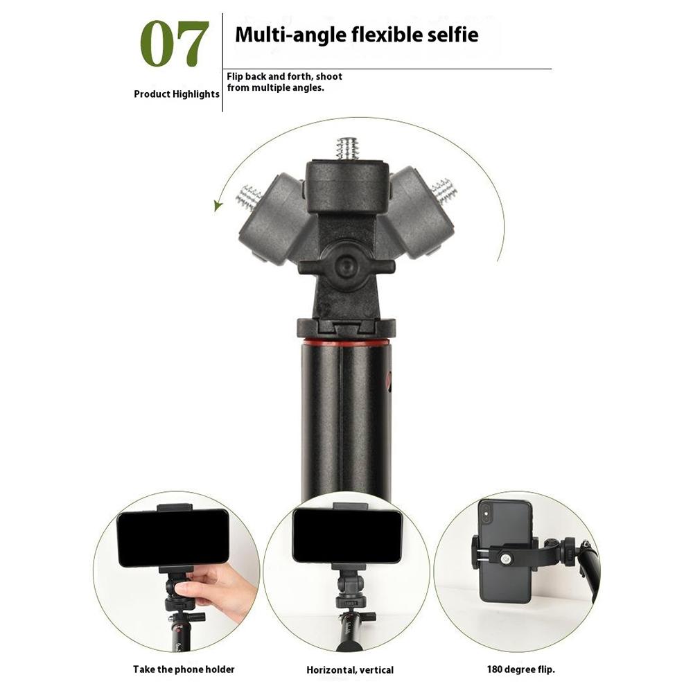 QZSD ZP002 127cm Camera Phone Aluminum Alloy Extendable Rod Handheld Selfie Stick