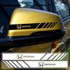 2pcs Car Rearview Mirror Emblem Stickers Window Trunk Badge Decal For Honda Accord Mugen Fit CITY CIVIC Jazz Odyssey Accessories