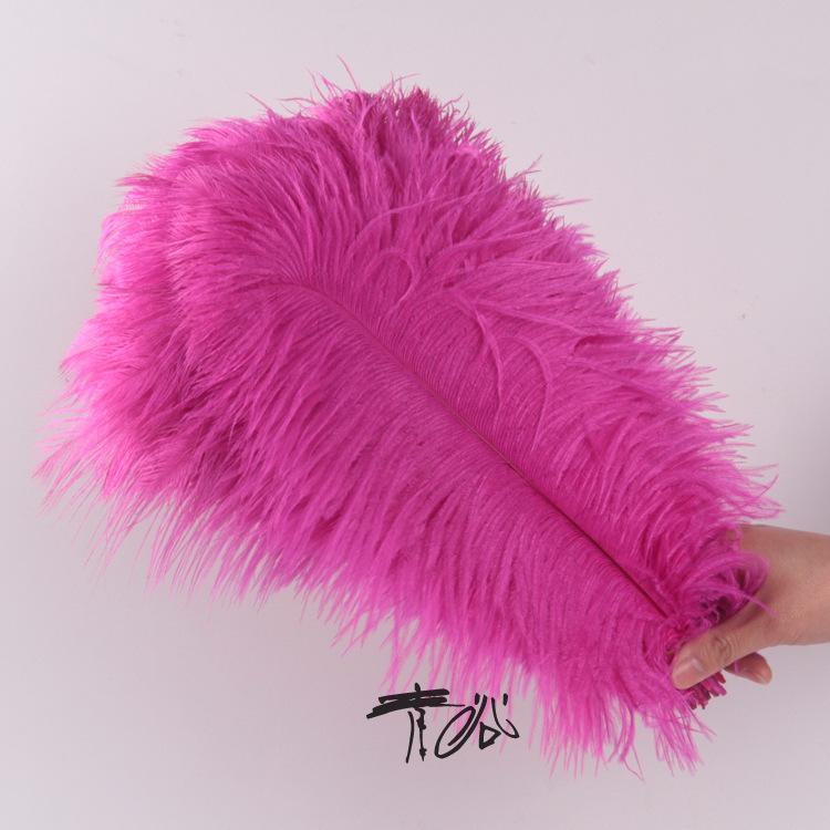 Colored Ostrich Feathers 30-35Cm Stage Performance Wedding Bouquet Decoration Ostrich Feathers