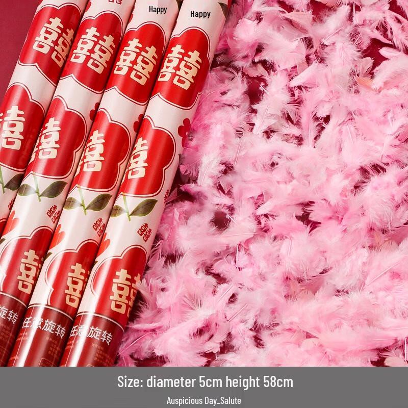 

Fumede Wedding Feather Confetti Poppers
