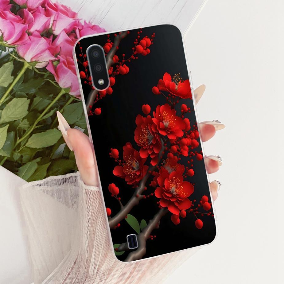 For Samsung Galaxy A01 Case SM-A015F New Luxury Painted Cover Soft Slim Phone Case For Samsung A01 M 01 Galaxy M01 Fundas Bumper