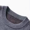 Hengyuanxiang Men's Machine Washable Crew Neck Thick Wool Sweater