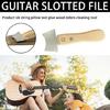 Guitar Fret Cleaning Cutter Guitar Bridge Slot Scraper Guitar Maintenance Tool